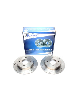 set dischi freno sportivi  ant. per Nissan Primera Traveller (Cod. T-EVOBS1127P)