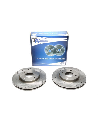 set dischi freno sportivi  ant. per Nissan Cube / Tiida Hatchback / Notchback (Cod. T-EVOBS20734P)