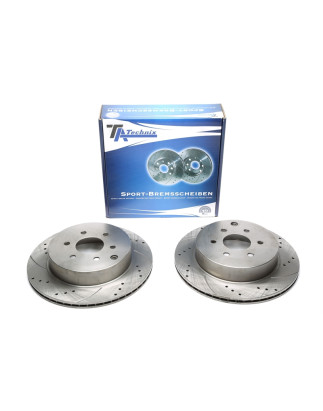 set dischi freno sportivi  post. per Nissan Pathfinder III (Cod. T-EVOBS20740P)