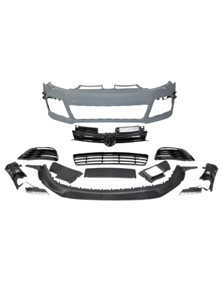 Paraurti Anteriore Volkswagen Golf 6 R20 Flaps Look WRC (Cod. E-TCW51027072)