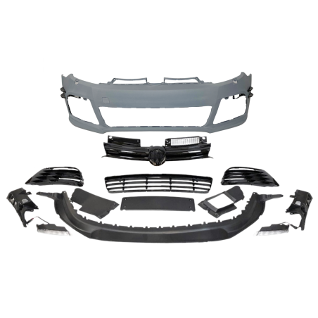 Paraurti Anteriore Volkswagen Golf 6 R20 Flaps Look WRC (Cod. E-TCW51027072)