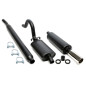 scarico sportivo 1x80mm per Opel Ascona B/Manta B (Cod. T-01OP022-14)