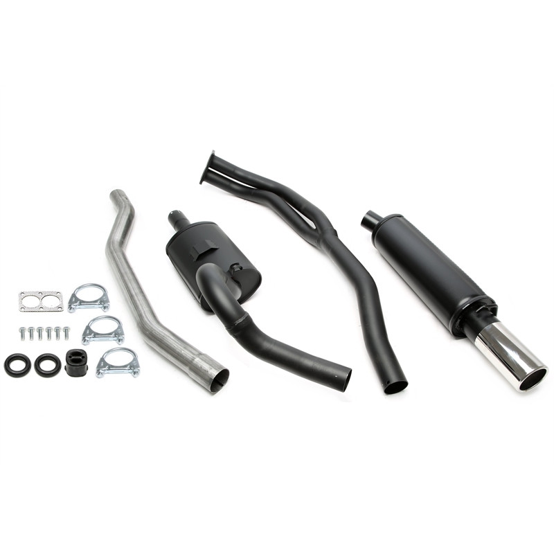 scarico sportivo 1x80mm per Opel Kadett C Coupe GT/E (Cod. T-01OP023-14)