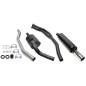 scarico sportivo 1x80mm per Opel Kadett C Coupe GT/E (Cod. T-01OP023-14)