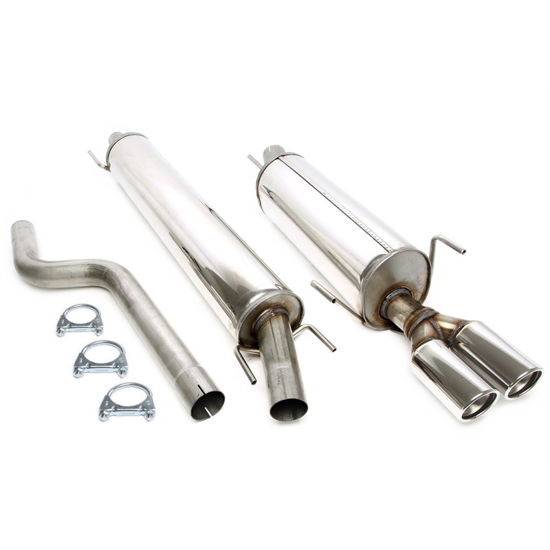  stainless steel catback 2x80mmper Opel Astra G caravan (Cod. T-02OP006-8)