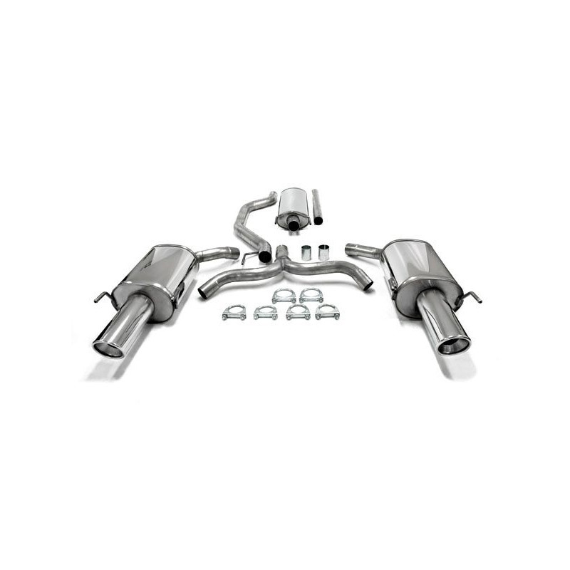   stainless steel catback 1x100mmper Opel Vectra C limo. 4/5-door (Cod. T-02OP011-10D)