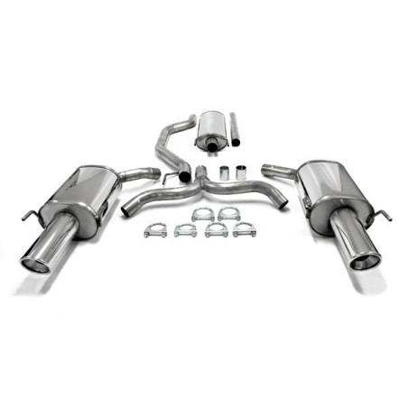   stainless steel catback 1x100mmper Opel Vectra C limo. 4/5-door (Cod. T-02OP011-10D)