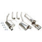 sistema di scarico 2x80mm per Opel Omega B Caravan (Cod. T-02OP021-8)