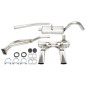 sistema di scarico  2x70x90mm per Opel GT 1.9l (Cod. T-02OP031-24D)