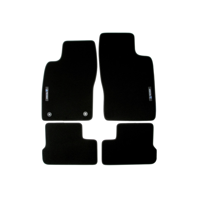 Set tappeti per auto con Logo per Opel Astra F  T92 (Cod. T-34OP01)