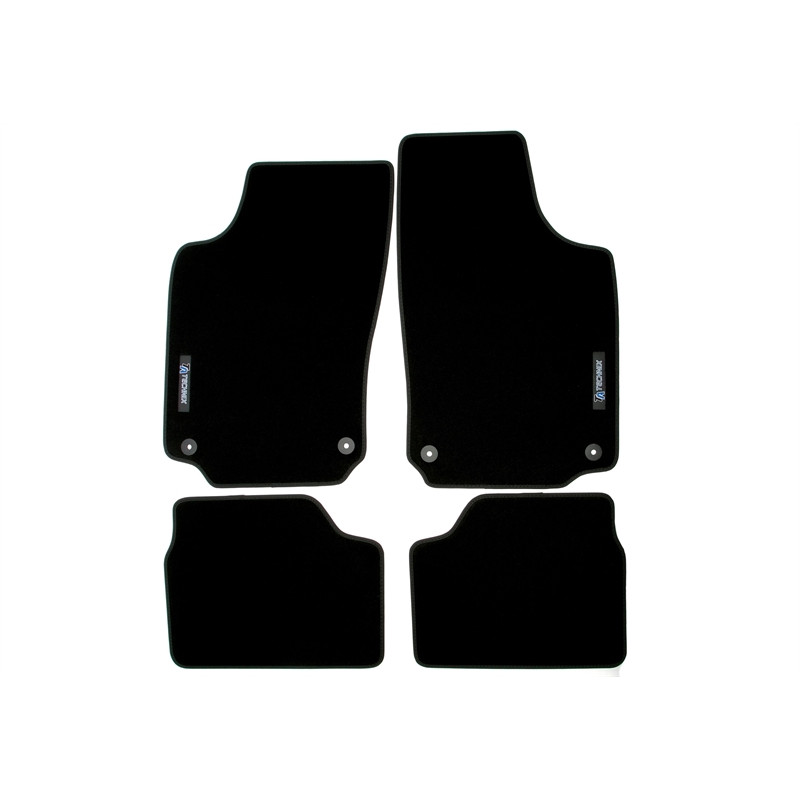 Set tappeti per auto con Logo per Opel Corsa C  X01 (Cod. T-34OP03)