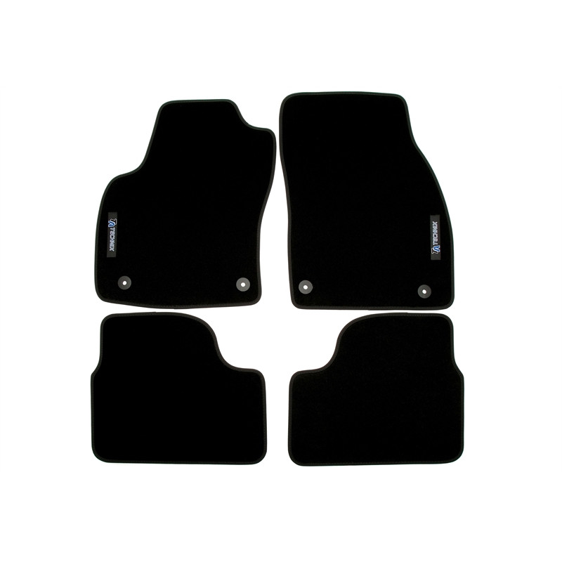 Set tappeti per auto con Logo per Opel Astra H  A04 (Cod. T-34OP04)