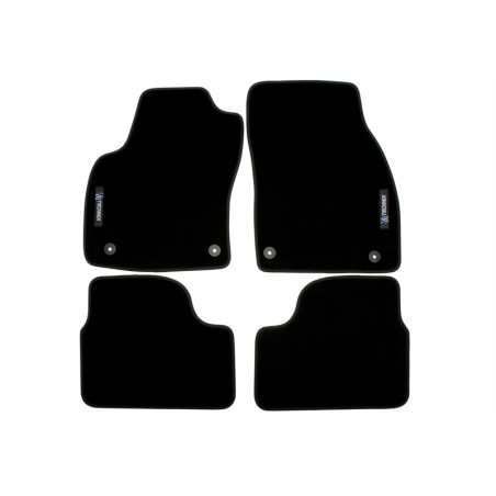 Set tappeti per auto con Logo per Opel Astra H  A04 (Cod. T-34OP04)