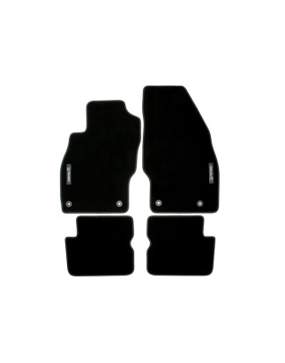 Set tappeti per auto con Logo per Opel Corsa D/E  S07/X15 (Cod. T-34OP08)