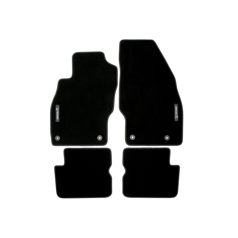 Set tappeti per auto con Logo per Opel Corsa D/E  S07/X15 (Cod. T-34OP08)