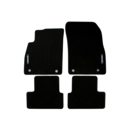Set tappeti per auto con Logo per Opel Astra J  P10 (Cod. T-34OP13)
