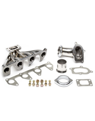 stainless steel turbo collettore con T25 flange/ Opel Ascona C/Astra F/Calibra/Omega A/Vectra A c...