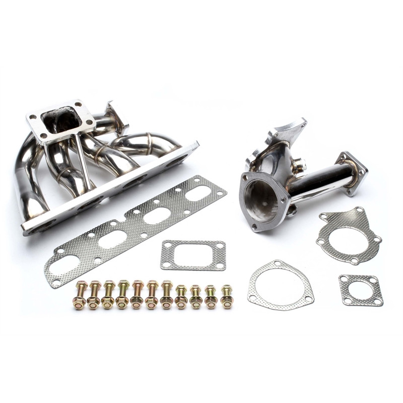  stainless steel turbo collettore con T25 flange/ per Opel Astra F/Calibra/Vectra A con C20XE engine