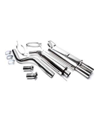 sistema di scarico 2x76mm per Opel Astra F-CC, Kadett E-CC, Kadett E Cabrio (Cod. T-EVOAFAE276)
