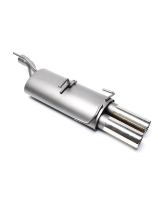 silenziatore sportivo  2x76mm per Opel Astra F-CC, Kadett E-CC (Cod. T-EVOAFE276)