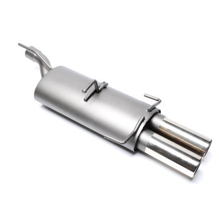 silenziatore sportivo  2x76mm per Opel Astra F-CC, Kadett E-CC (Cod. T-EVOAFE276)