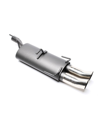 silenziatore sportivo  2x76mm DTM per Opel Astra F-CC, Kadett E-CC (Cod. T-EVOAFED76)