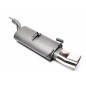 silenziatore sportivo  70x140mm DTM per Opel Astra F-CC, Kadett E-CC (Cod. T-EVOAFEDTM)