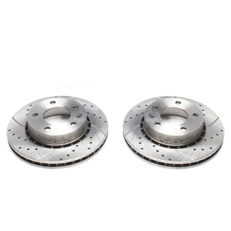 set dischi freno sportivi  ant. per Opel Omega A (Cod. T-EVOBS2020P)