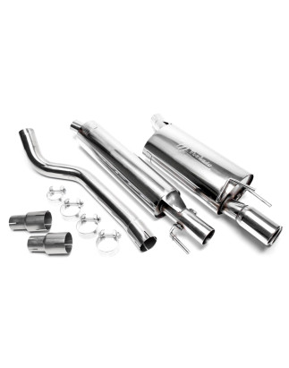 sistema di scarico 2x76mm per Opel Corsa B (Cod. T-EVOCOBAE276)
