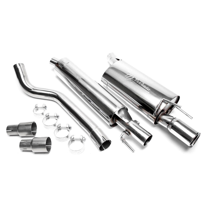 sistema di scarico 2x76mm per Opel Corsa B (Cod. T-EVOCOBAE276)