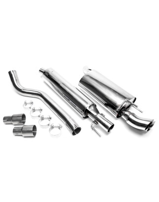 sistema di scarico 2x76mm DTM per Opel Corsa B (Cod. T-EVOCOBAED76)