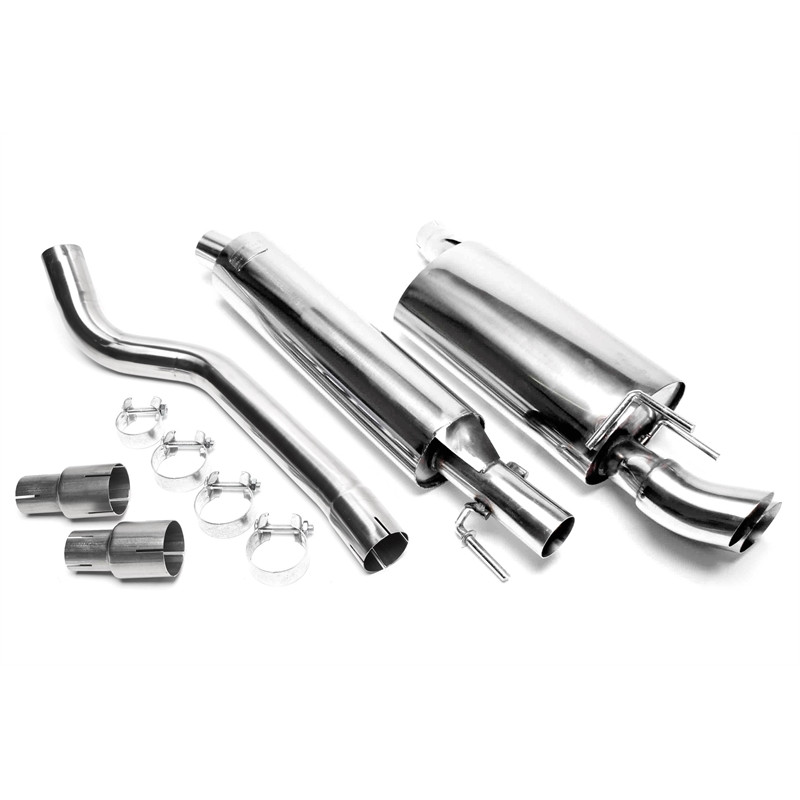 sistema di scarico 2x76mm DTM per Opel Corsa B (Cod. T-EVOCOBAED76)