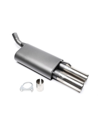 silenziatore sportivo  2x76mm per Opel Corsa B (Cod. T-EVOCOBE276)