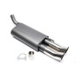 silenziatore sportivo  2x76mm DTM per Opel Corsa B (Cod. T-EVOCOBED76)