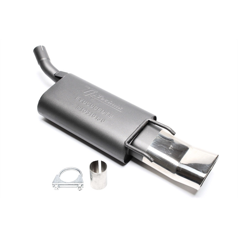 silenziatore sportivo  70x140mm DTM per Opel Corsa B (Cod. T-EVOCOBEDTM)