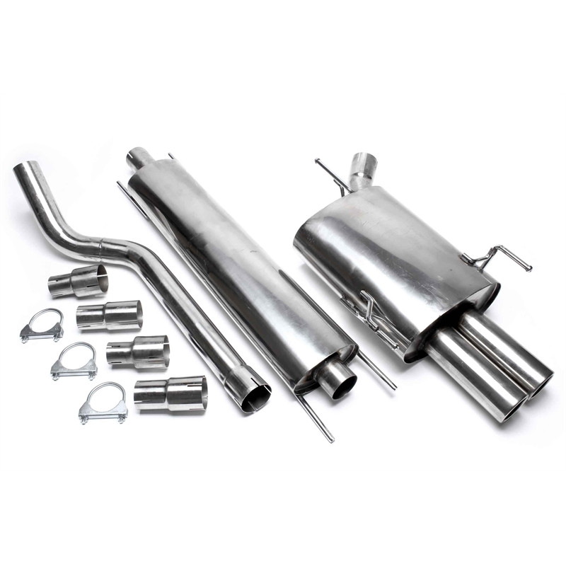 sistema di scarico 2x76mm per Opel Corsa C (Cod. T-EVOCOCAE276)