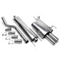 sistema di scarico 2x76mm per Opel Corsa C (Cod. T-EVOCOCAE276)