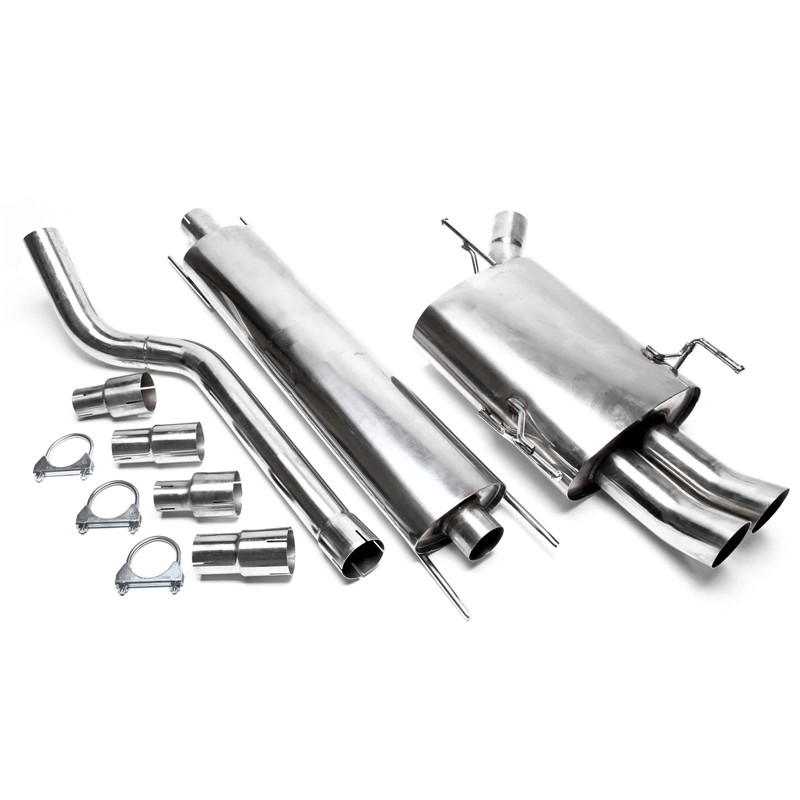 sistema di scarico 2x76mm DTM per Opel Corsa C (Cod. T-EVOCOCAED76)