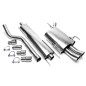 sistema di scarico 2x76mm DTM per Opel Corsa C (Cod. T-EVOCOCAED76)