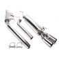 sistema di scarico 2x76mm round/flanged per Opel Omega B / 4-cilindri Caravan (Cod. T-EVOOBC4AE276)
