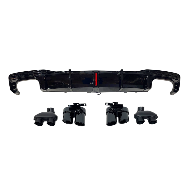 Diffusore Posteriore Audi A7 C8 2019-2024 Look S7 per SLine (Cod. E-TCA0339)