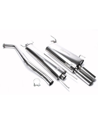 sistema di scarico 2x76mm per Opel Vectra B, Vectra B-CC, Vectra B Caravan (Cod. T-EVOVBAE276)