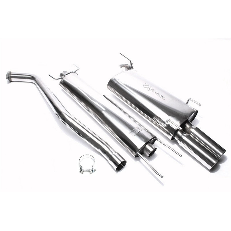 sistema di scarico 2x76mm per Opel Vectra B, Vectra B-CC, Vectra B Caravan (Cod. T-EVOVBAE276)