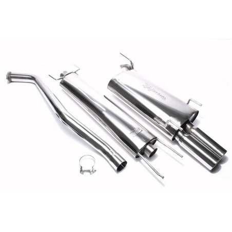 sistema di scarico 2x76mm per Opel Vectra B, Vectra B-CC, Vectra B Caravan (Cod. T-EVOVBAE276)