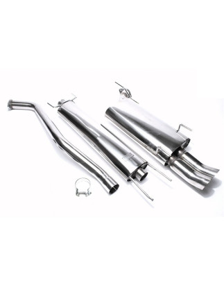 sistema di scarico 2x76mm DTM per Vectra B, Vectra B-CC, Vectra B Caravan (Cod. T-EVOVBAED76)