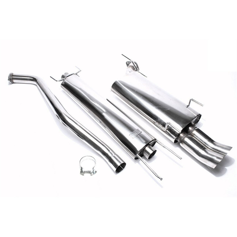sistema di scarico 2x76mm DTM per Vectra B, Vectra B-CC, Vectra B Caravan (Cod. T-EVOVBAED76)