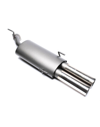 silenziatore sportivo  2x76mm per Opel Vectra B, Vectra B-CC, Vectra B Caravan (Cod. T-EVOVBE276)