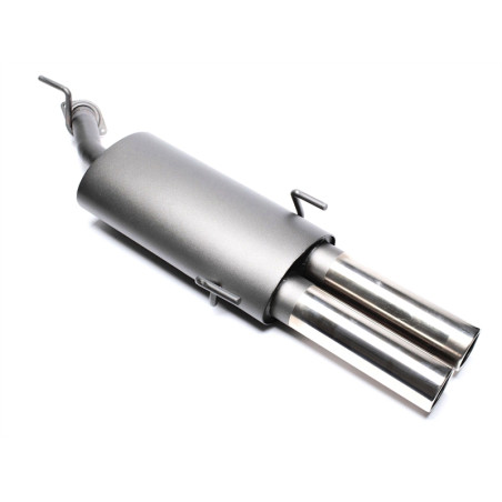 silenziatore sportivo  2x76mm per Opel Vectra B, Vectra B-CC, Vectra B Caravan (Cod. T-EVOVBE276)