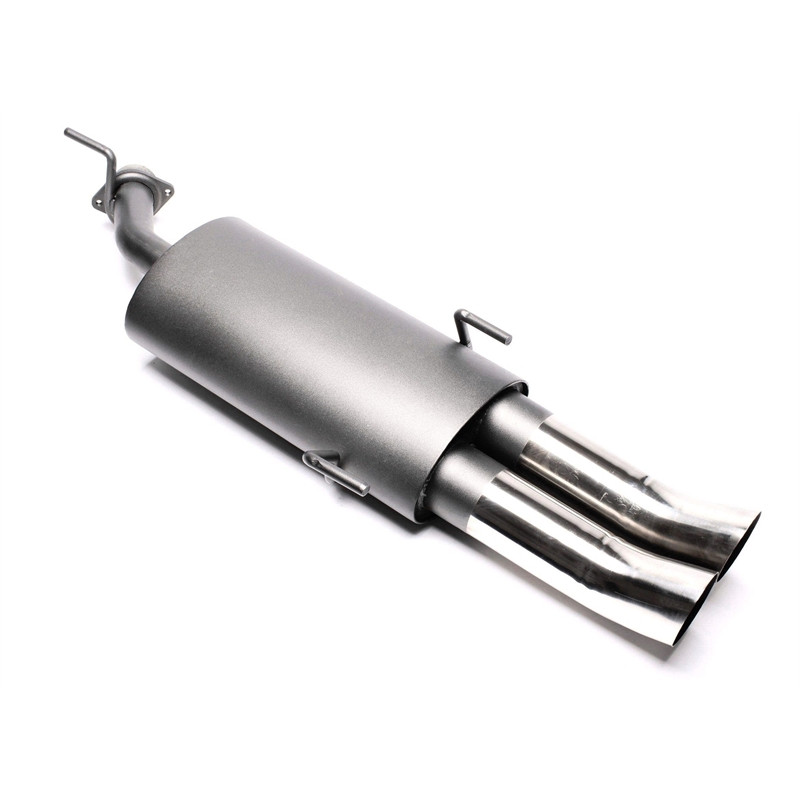 silenziatore sportivo  2x76mm DTM per Opel Vectra B, Vectra B-CC, Vectra B Caravan (Cod. T-EVOVBED76