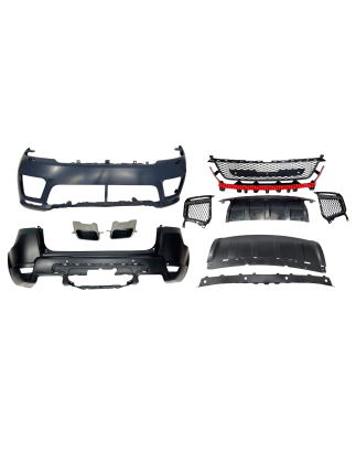 Paraurti Anteriore Range Rover Sport L494 Facelift 2018+ Look SVR Model II (Cod. E-TCLR042)